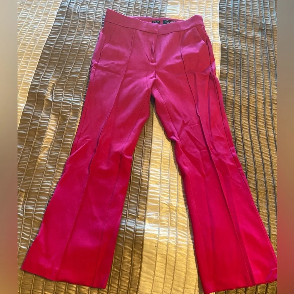 J. Crew - NEW - Portia pant in Italian bi-stretch blend. Fuchsia pink. - Picture 3 of 10